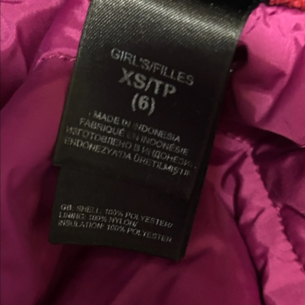 The North Face Charcoal Jacket with Magenta Lining XS 6 ☀️